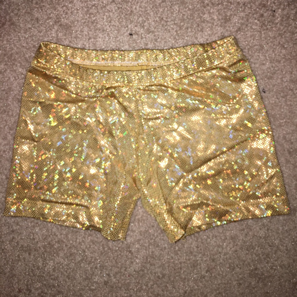 Gold Cheerleading spandex
